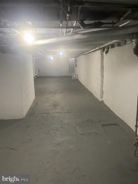 view of basement