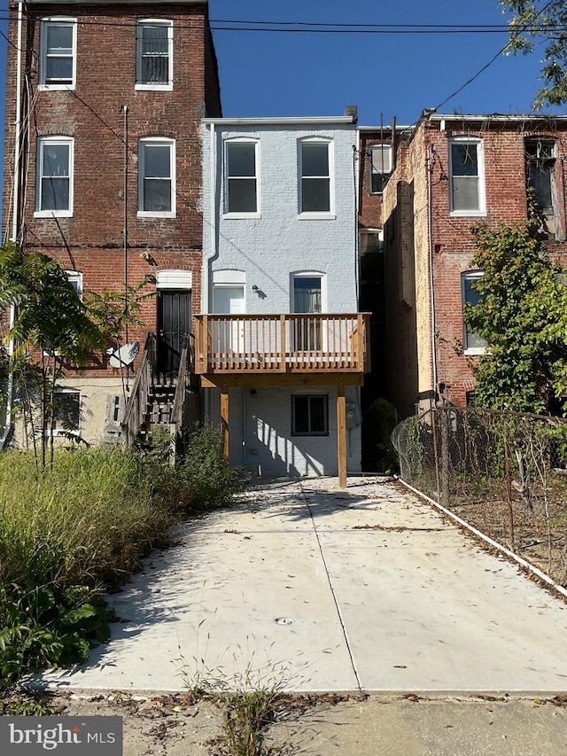 view of rear view of house