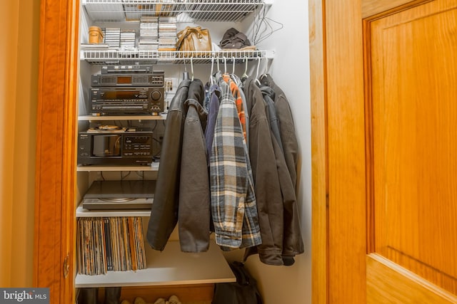 view of closet