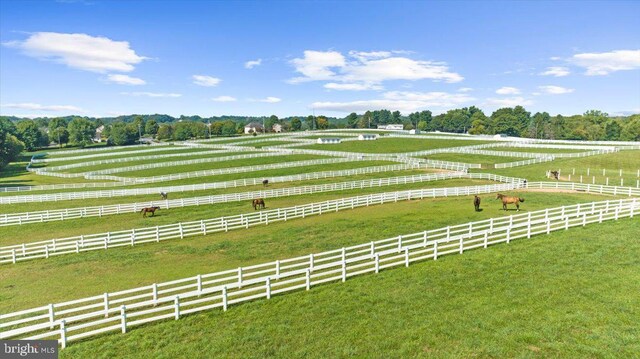 view of horse barn