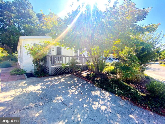 view of patio / terrace featuring a deck