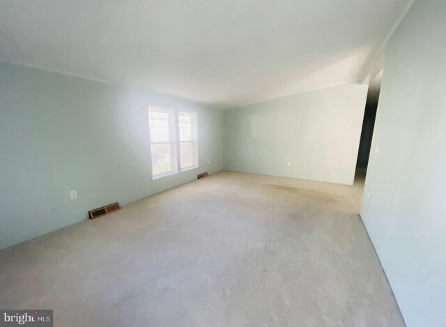 empty room with light carpet