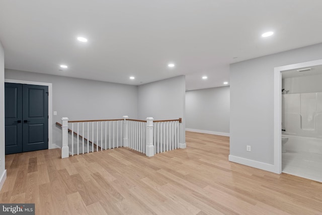 interior space featuring light hardwood / wood-style flooring