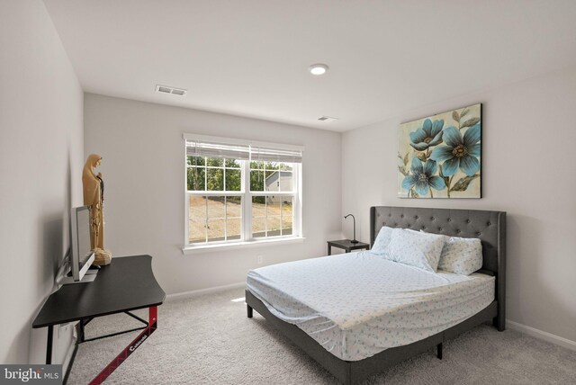 bedroom featuring carpet floors