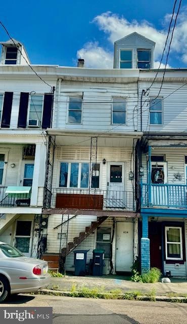 view of property featuring a balcony