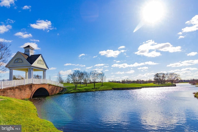 property view of water