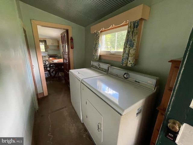 laundry area with washer and clothes dryer