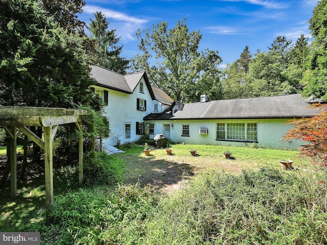 view of back of property