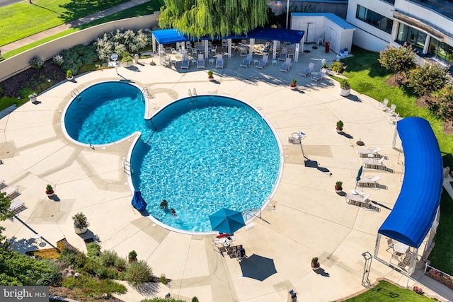 view of swimming pool