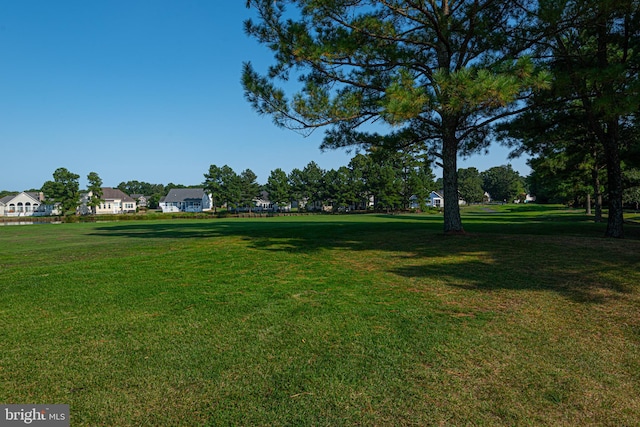 view of yard with a residential view