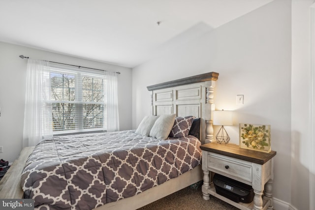 bedroom featuring carpet floors