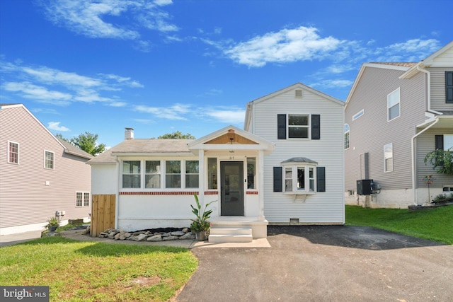 view of front of home