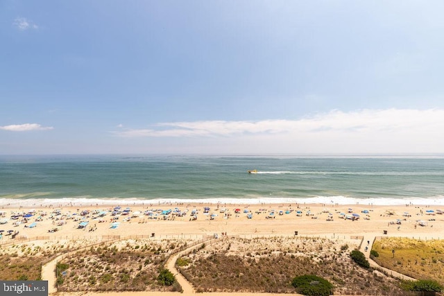 property view of water with a view of the beach