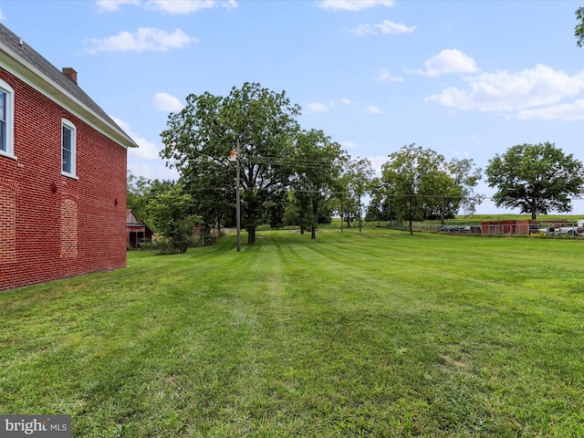 view of yard