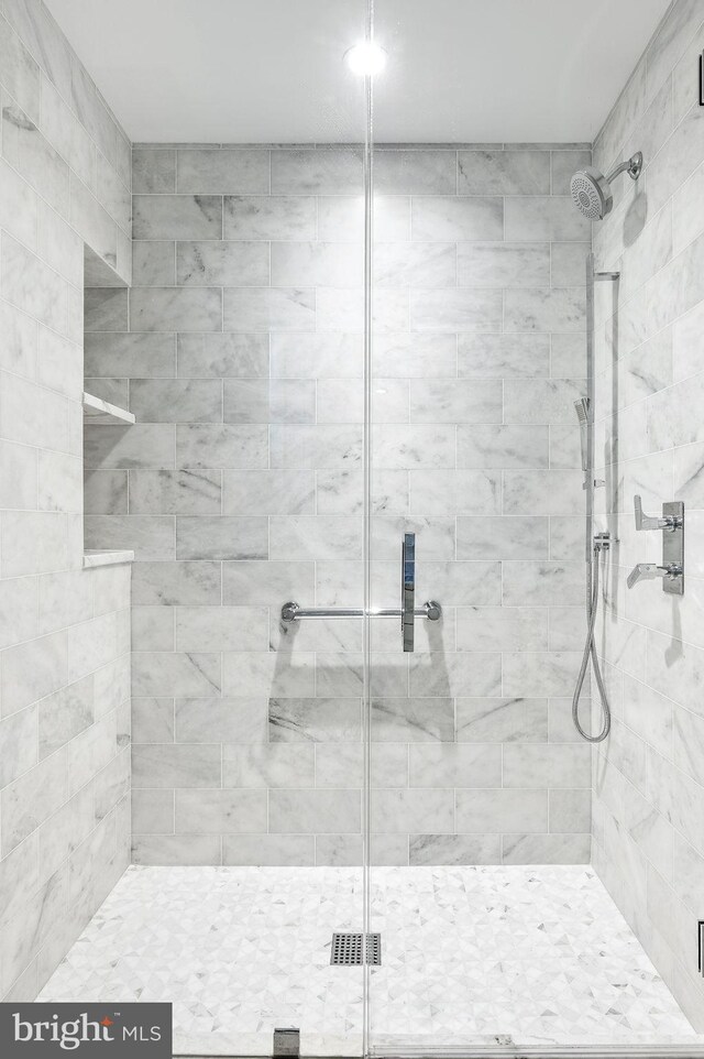 bathroom with walk in shower