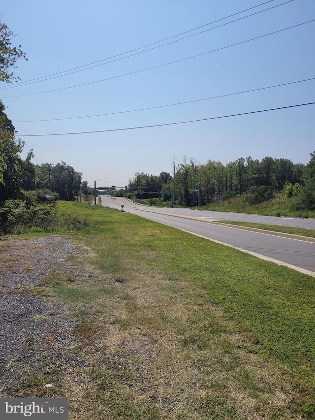 view of road