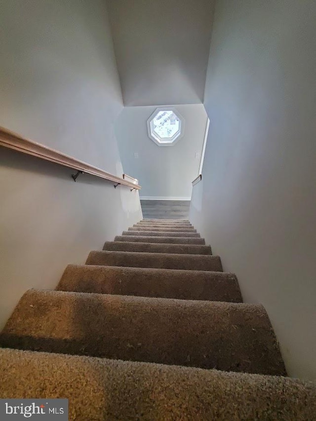 view of stairs