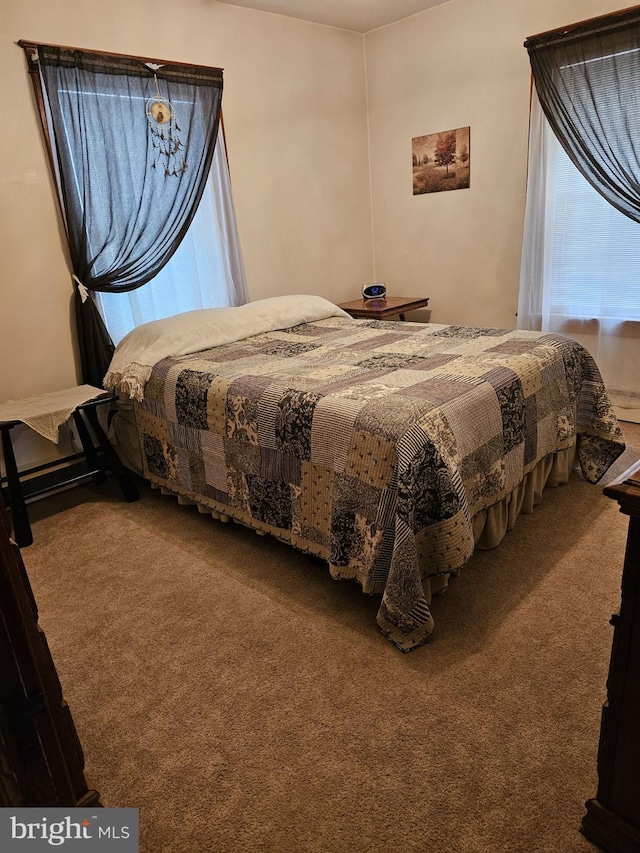 bedroom featuring carpet floors