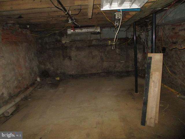 view of basement