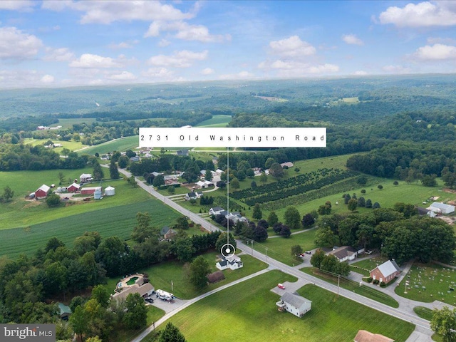 2731 Old Washington Rd, Westminster, MD 21157 - birds eye view of property with a rural view