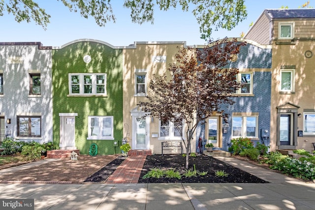 multi unit property with brick siding