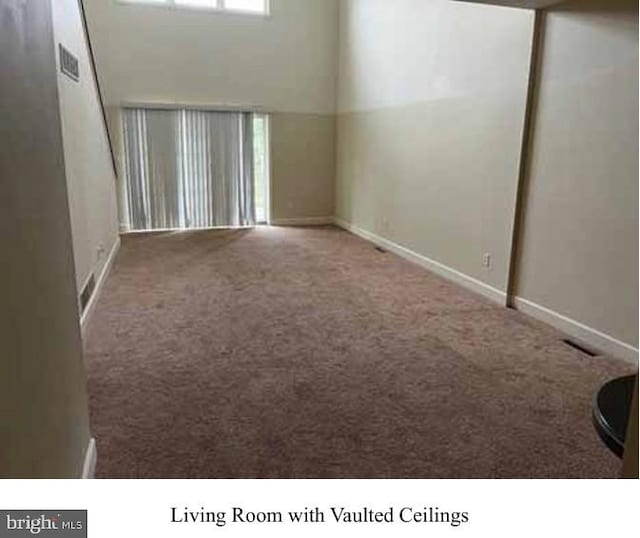 unfurnished room featuring carpet and a healthy amount of sunlight