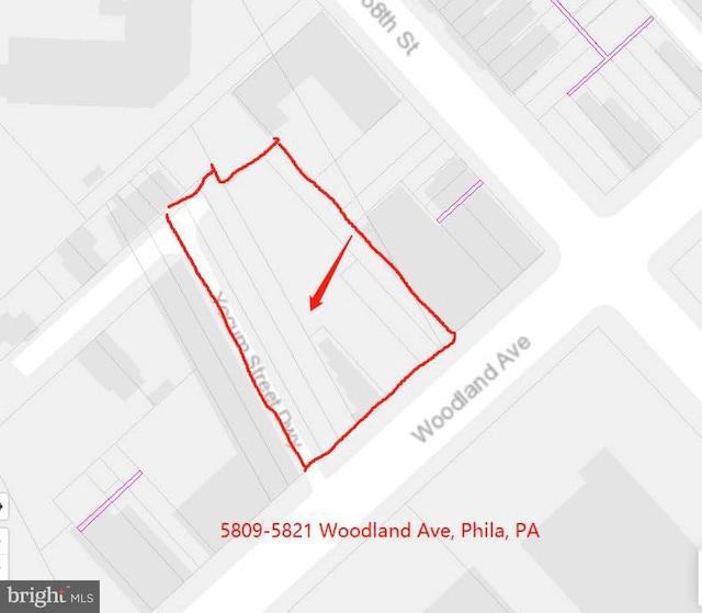 5809-5821 Woodland Ave, Philadelphia PA, 19143 land for sale