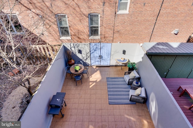 view of patio