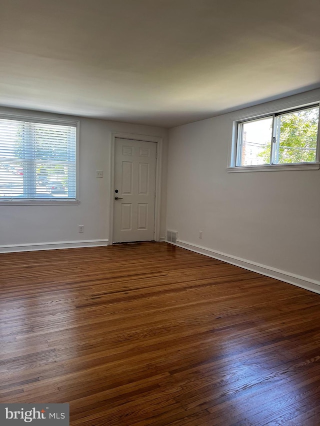 interior space featuring hardwood / wood-style flooring