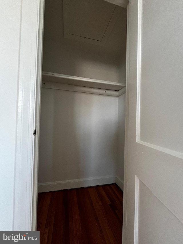 view of closet