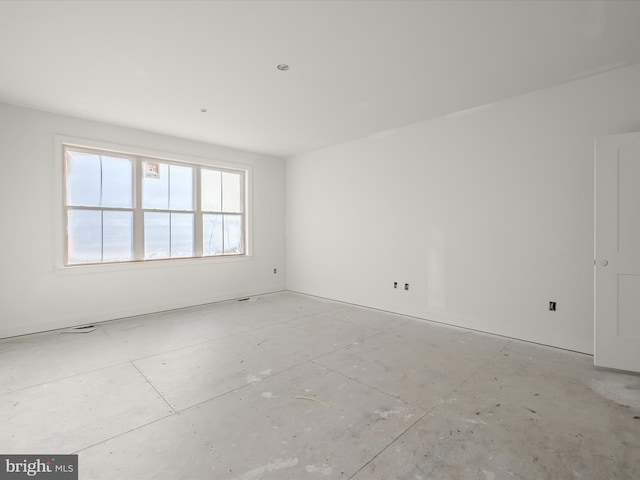 view of unfurnished room