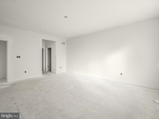 view of empty room