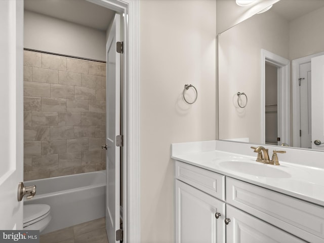 473 Orange Tree Ln, Westminster, MD 21157 - bathroom with vanity, toilet, and shower / bath combination