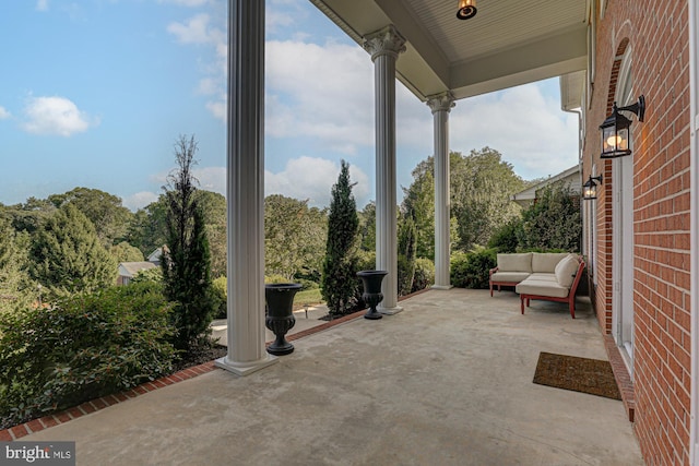 view of patio