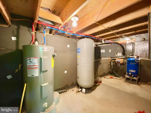 utilities with electric water heater