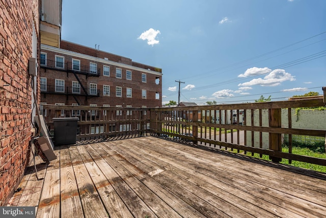 view of deck