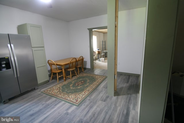 dining room featuring wood finished floors