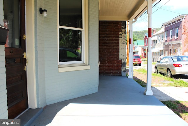 view of patio / terrace with a porch