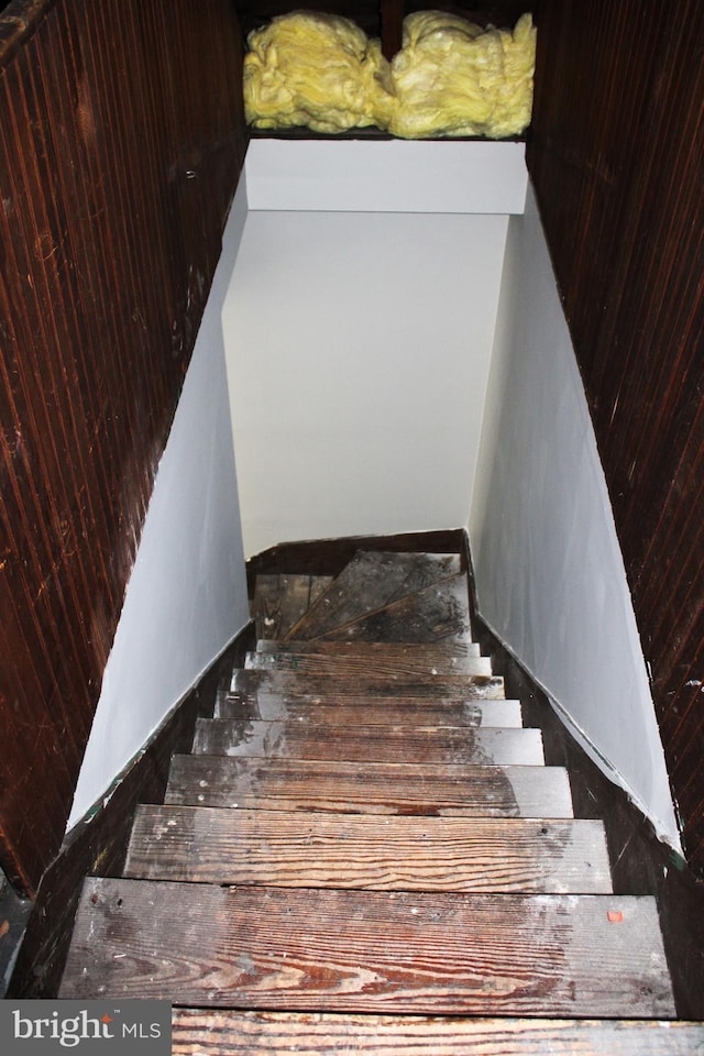 view of stairs