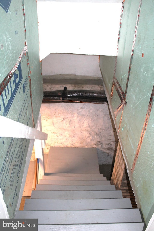 view of staircase