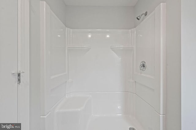 bathroom with walk in shower