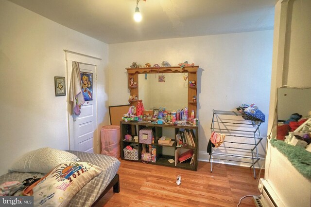 interior space featuring hardwood / wood-style floors