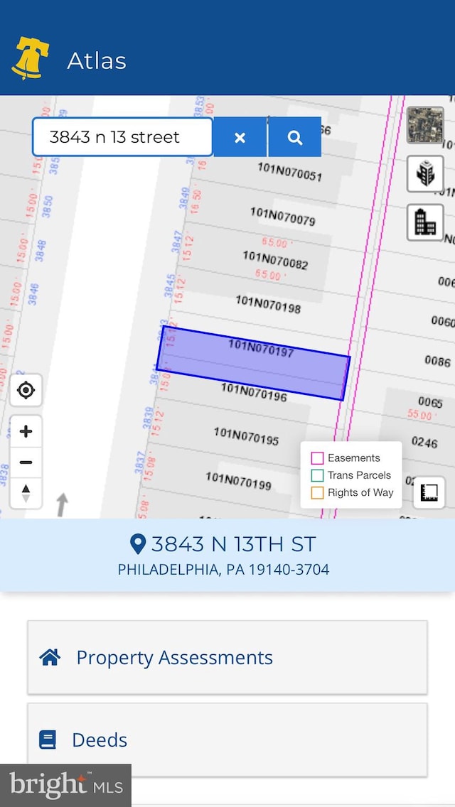 3843 N 13th St, Philadelphia PA, 19140 land for sale