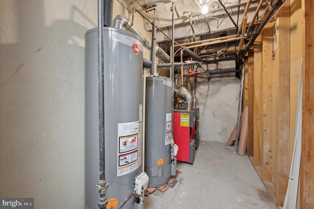 utilities with water heater