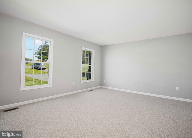 4116 Harford Creamery Rd, White Hall, MD 21161 - spare room featuring visible vents, carpet, and baseboards