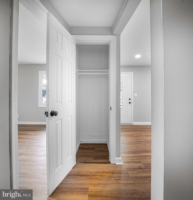 view of closet