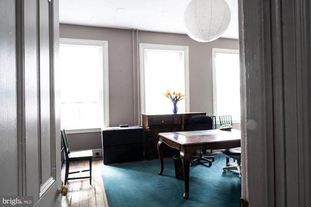 19 S Stricker St, Baltimore, MD 21223 - office area with wood finished floors