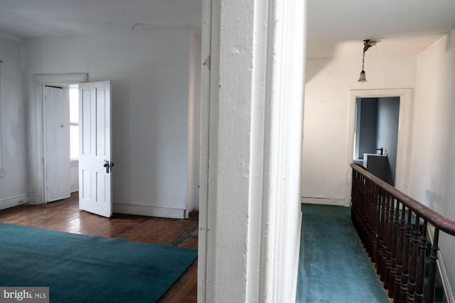 19 S Stricker St, Baltimore, MD 21223 - hallway featuring wood finished floors