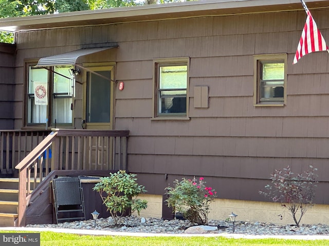 view of entrance to property