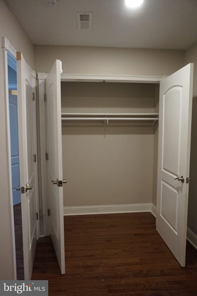 view of closet